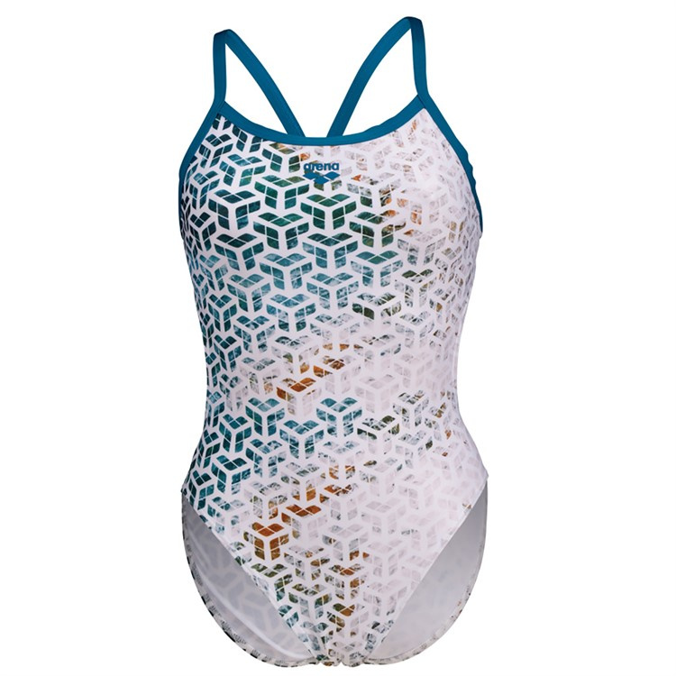 Baddräkten framifrån mot en vit bakgrund