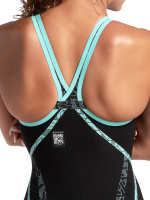 Närbild på baddräktens rygg