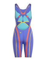 Baddräkten bakifrån mot en vit bakgrund