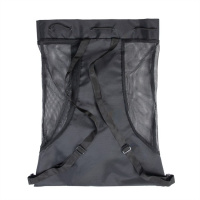 Meshpåse All Set, Svart Meshväskan rakt bakifrån mot en vit bakgrund