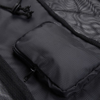 Meshpåse All Set, Svart Närbild på den mindre fickan