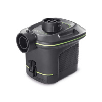 Quickfill Batteridriven Luftpump Pumpen mot en vit bakgrund