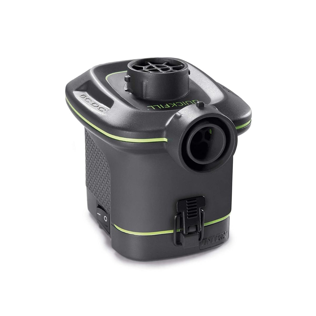 Pumpen mot en vit bakgrund