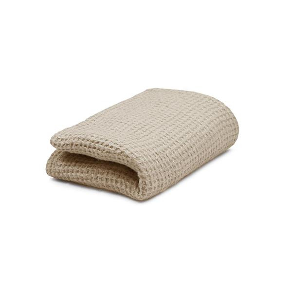  Handduk Våffla i 100% Tvättat Lin, Natur