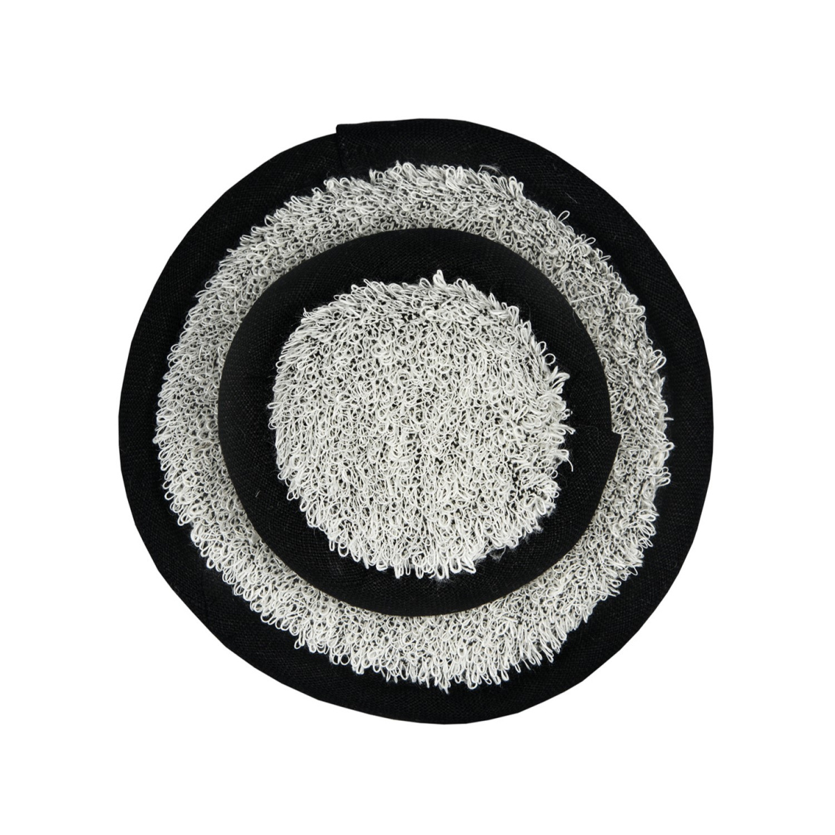 Pad Linnefrotté, Vit/Svart