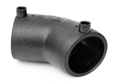 PE Svetskoppling 45° Ø50mm