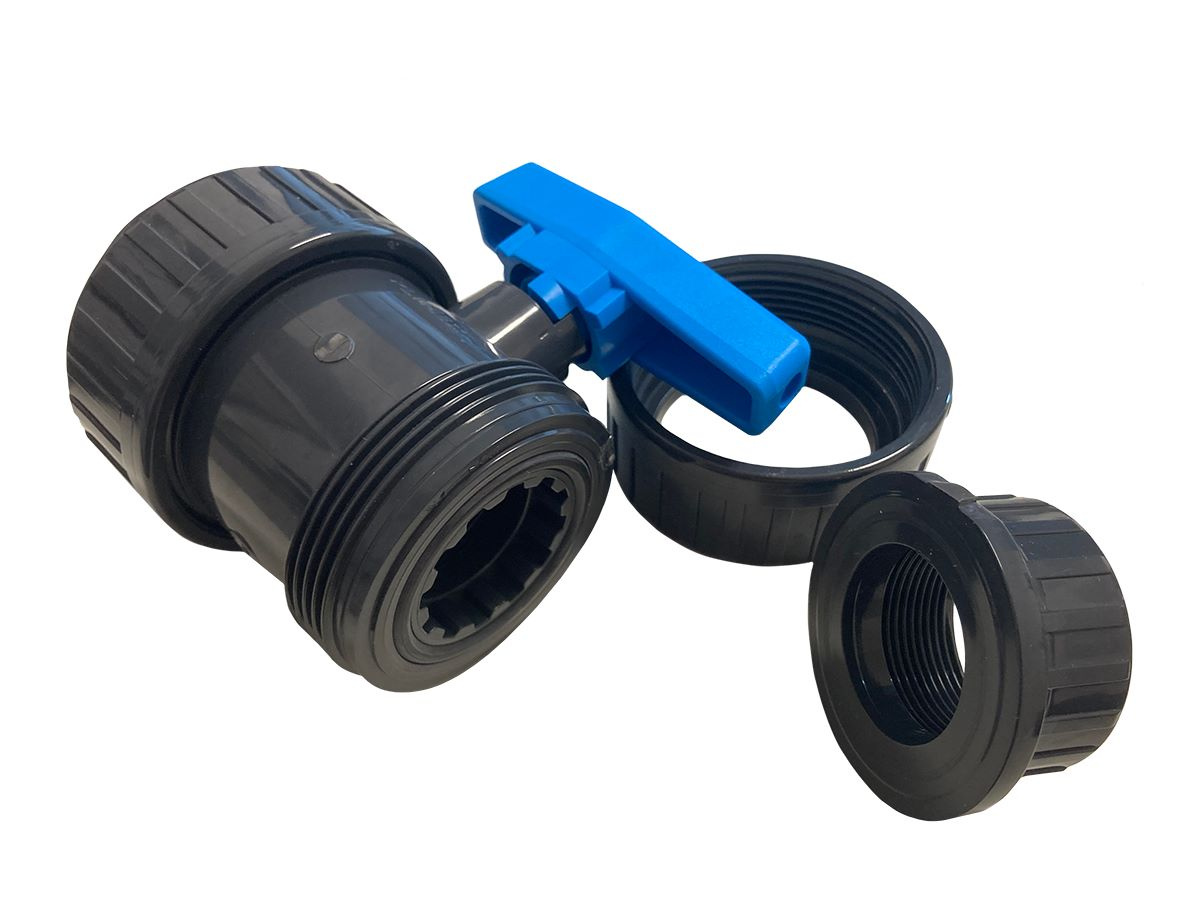 Kulventilen isärskruvad