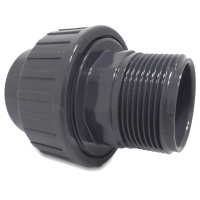 PVC Unionskoppling Ø50mm lim x 2 PVC Unionskoppling Ø50mm lim x 2