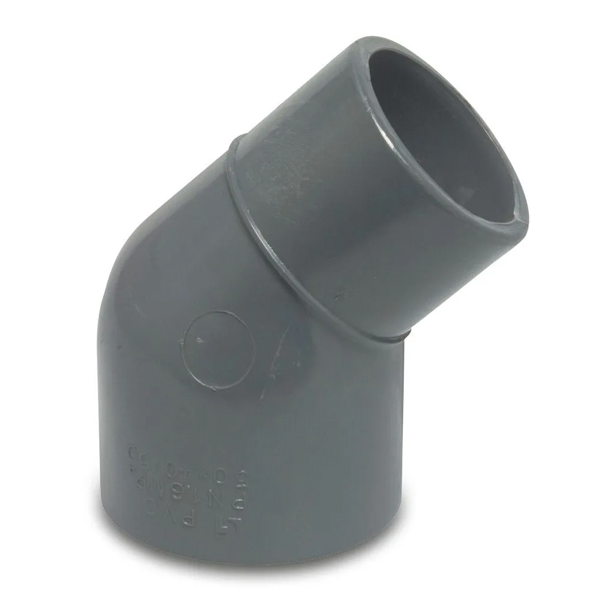 PVC Reduceringskrökar 45°