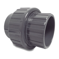 PVC Unionskoppling Ø50mm x Ø50mm lim PVC Unionskoppling Ø50mm x Ø50mm lim