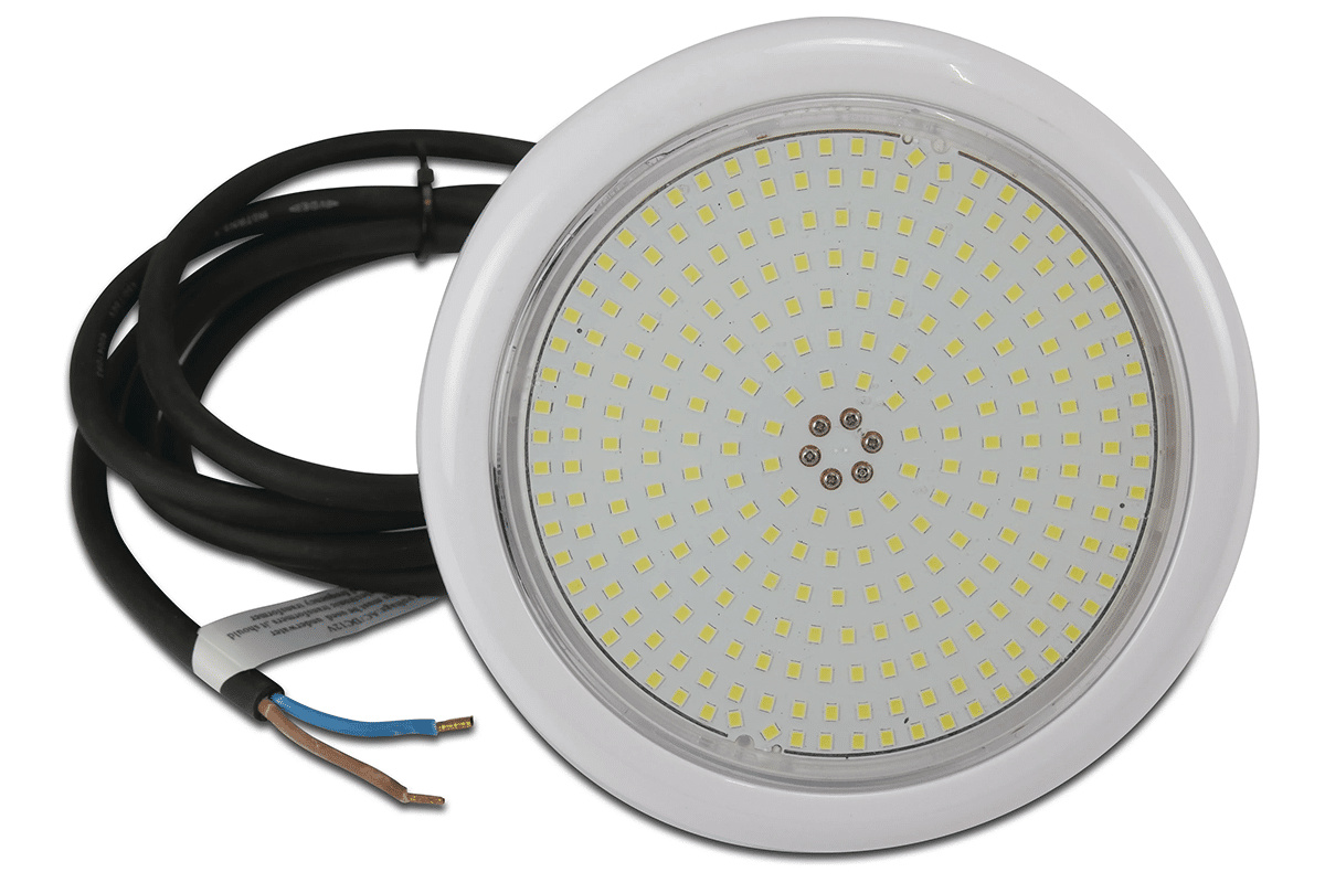 Dimbar LED-poollampa Varmvit