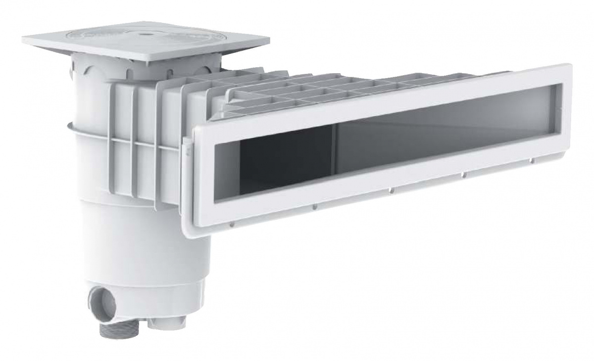 Bräddavlopp A800 i ABS, till Betong/Linerpool