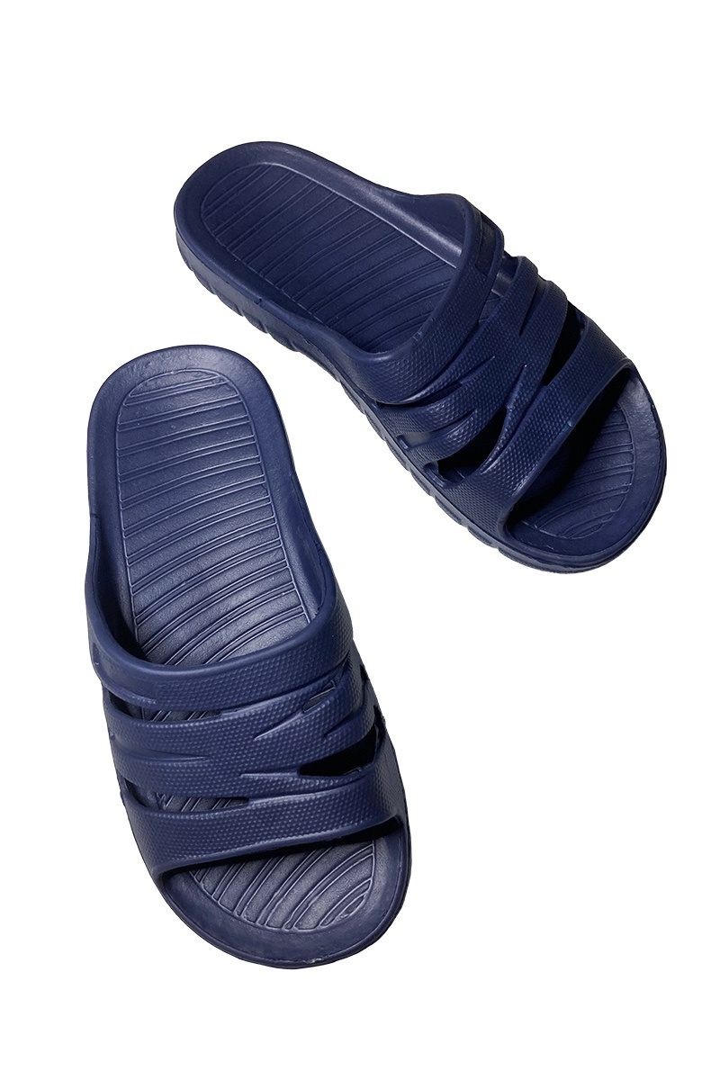 Ovansidan av tofflorna 