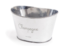 Champagneskål i Aluminium, Oval