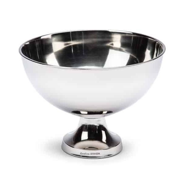 Champagneskål i Aluminium, med Fot