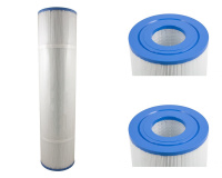 Spafilter SC733, 51 x 13 cm Spafiltret och dess topp och botten