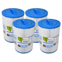 Spafilter SC794, 21 x 15 cm, 4-pack fyra stycken 794 spafilter mot en vit bakgrund