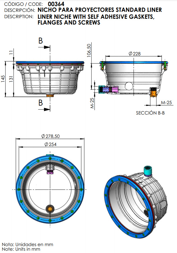 Dimensionerna på artikeln