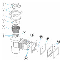 Artikel nr. 12 Sprängskiss på ett bräddavlopp