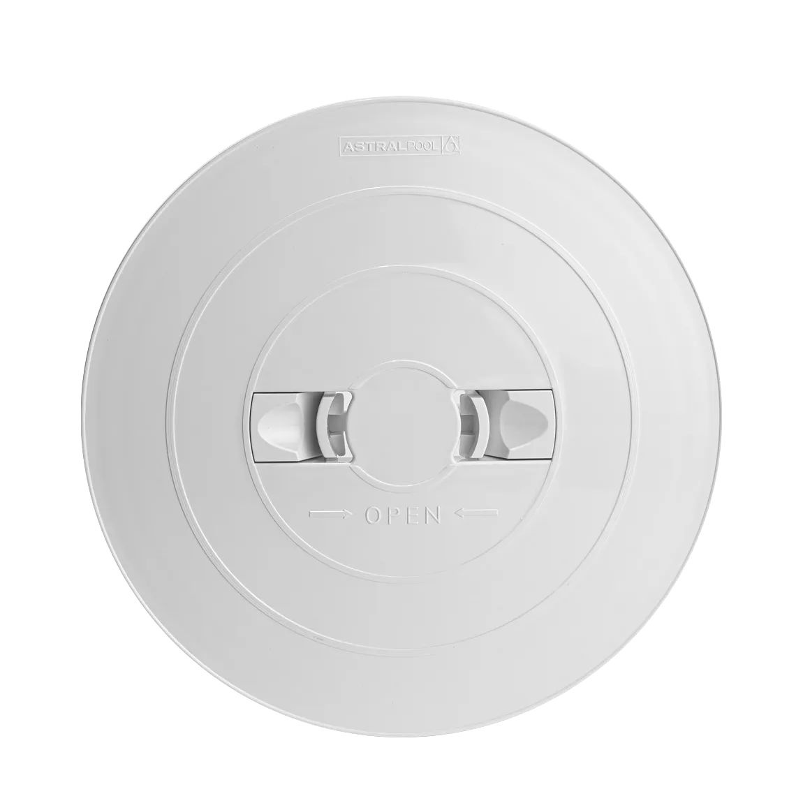 Locket mot en vit bakgrund