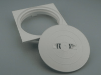 Lock & Krage i Vitt till Astral Bräddavlopp Lock & Krage i Vitt till Astral Bräddavlopp