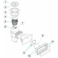 Artikel nr. 2 Sprängskiss på ett bräddavlopp