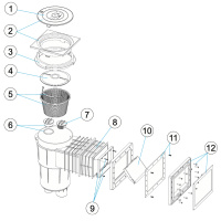 Artikel nr. 11 Sprängskiss på ett bräddavlopp