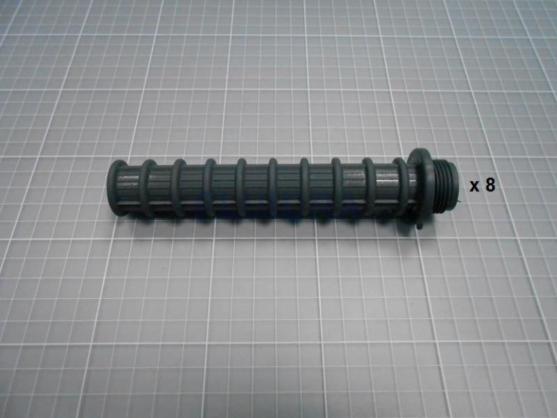 En dysa mot en rutad grå bakgrund