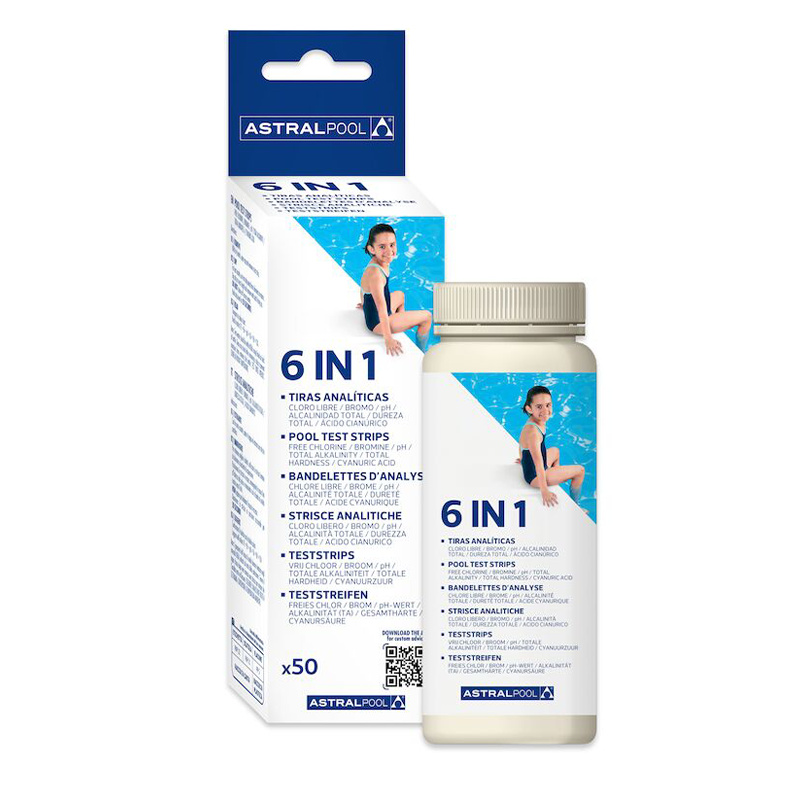 Burken med teststickor och ytterförpackningen