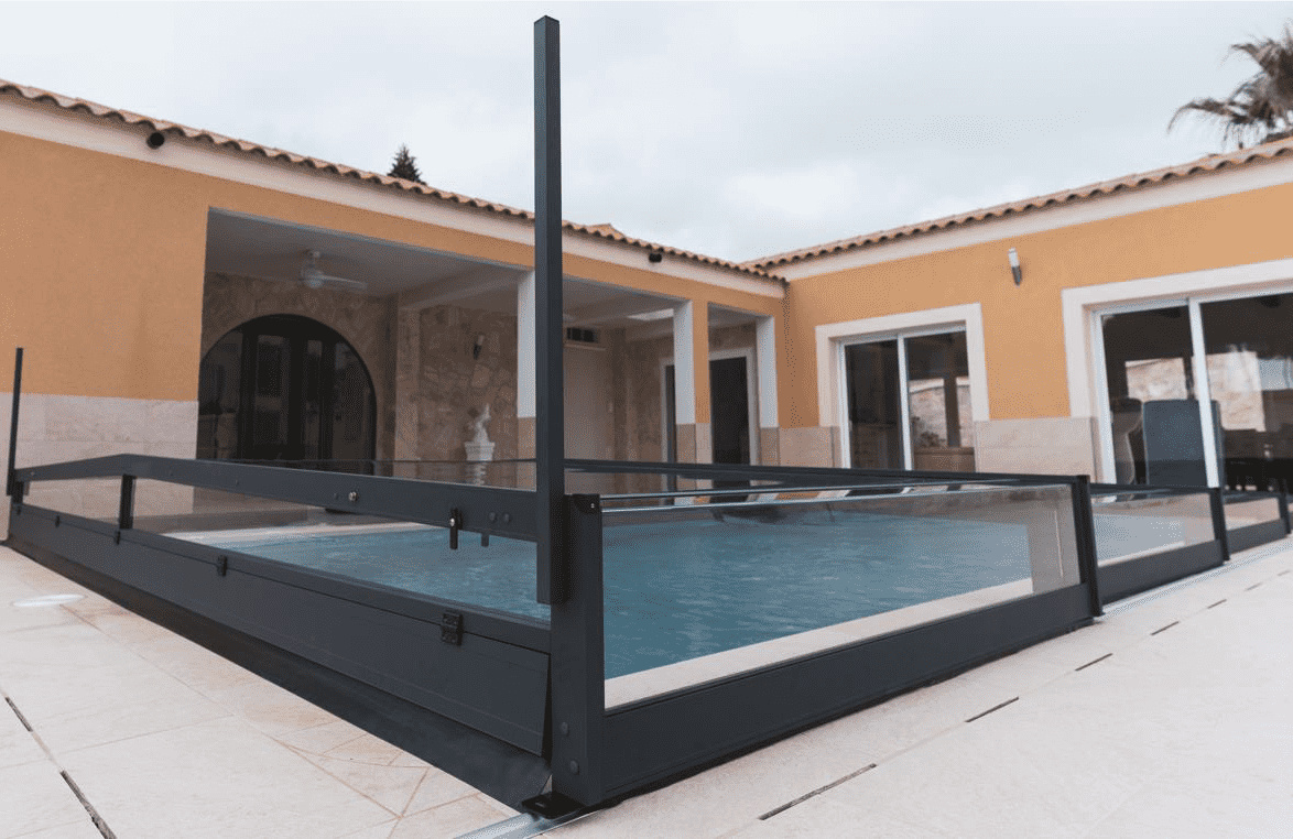 Ultra Pooltak 3,5 x 7 m, Smal för pooler utan kantsten eller sarg