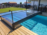 Ultra Pooltak 4 x 8 m, Smal för pooler utan kantsten eller sarg Ultra Pooltak 4 x 8 m, Smal för pooler utan kantsten eller sarg