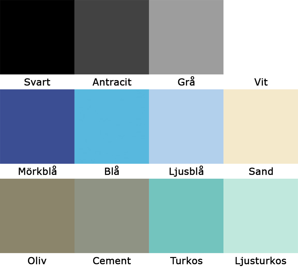 Enfärgade Liners alla färger