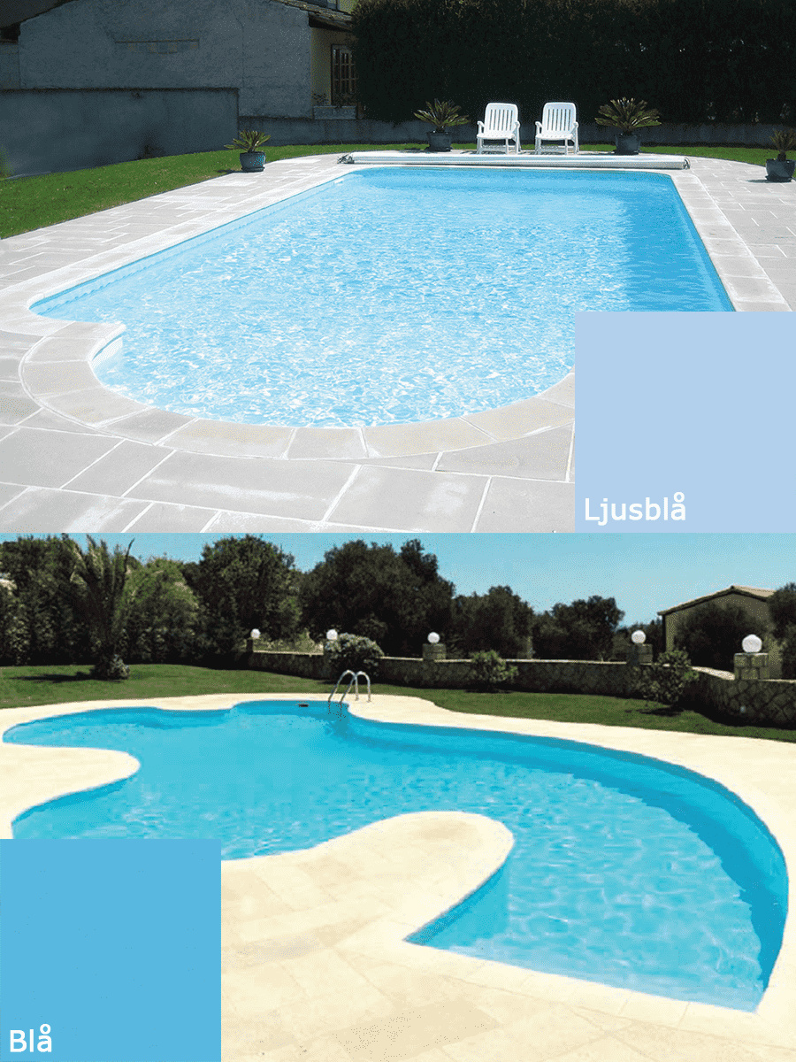 Ljusblå & Blå Liner