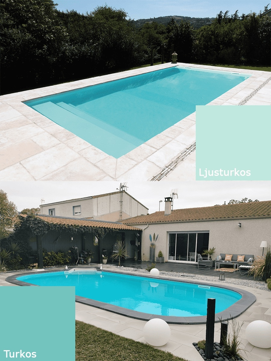 Ljusturkos & Turkos Liner