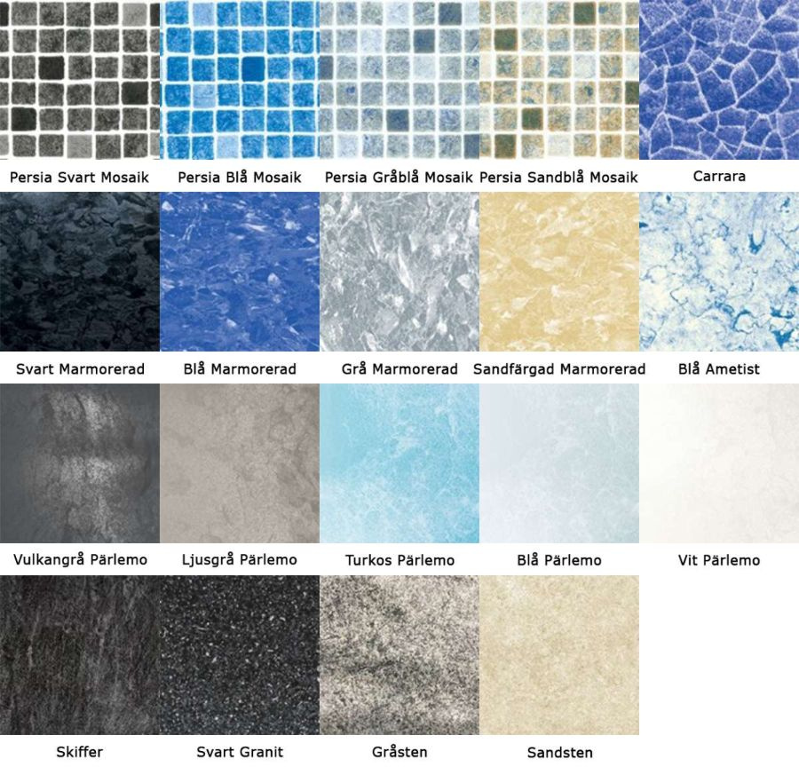 Mönstrade Liners alla färger