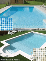 Persia Blå Mosaik & Persia Sandblå Mosaik