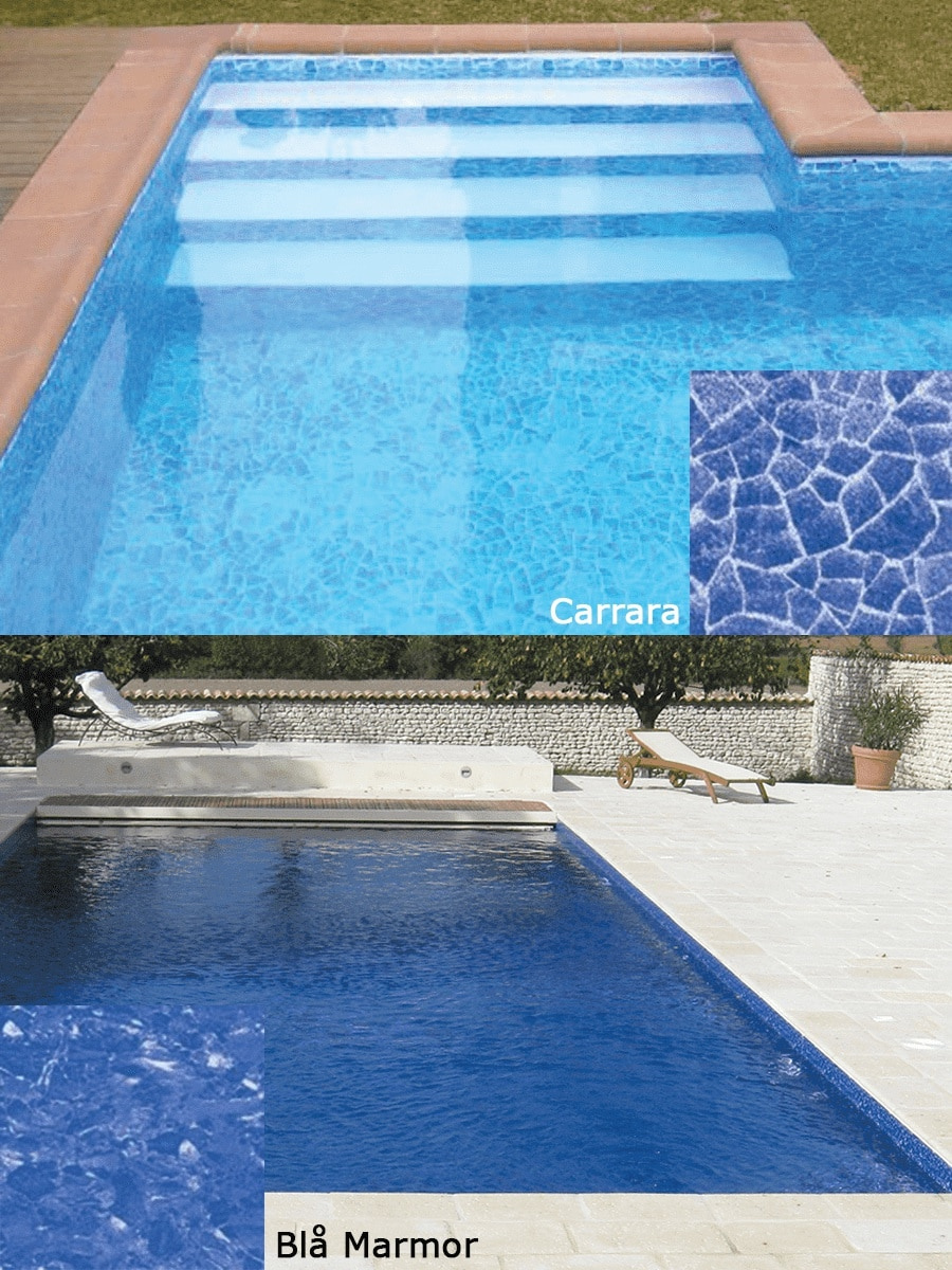 Carrara & Blå Marmor