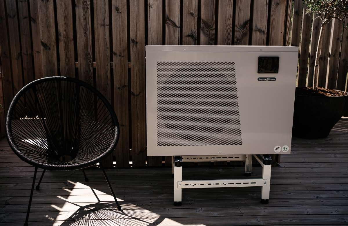 Markstativ till Gullberg & Janssons Luftvärmepumpar