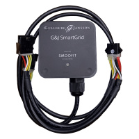 SmartGrid Elprisstyrning för Luftvärmepump SmartGrid enheten mot en vit bakgrund