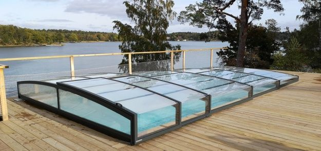 Pooltak Leia 3,5 x 6,5 m - Antracit