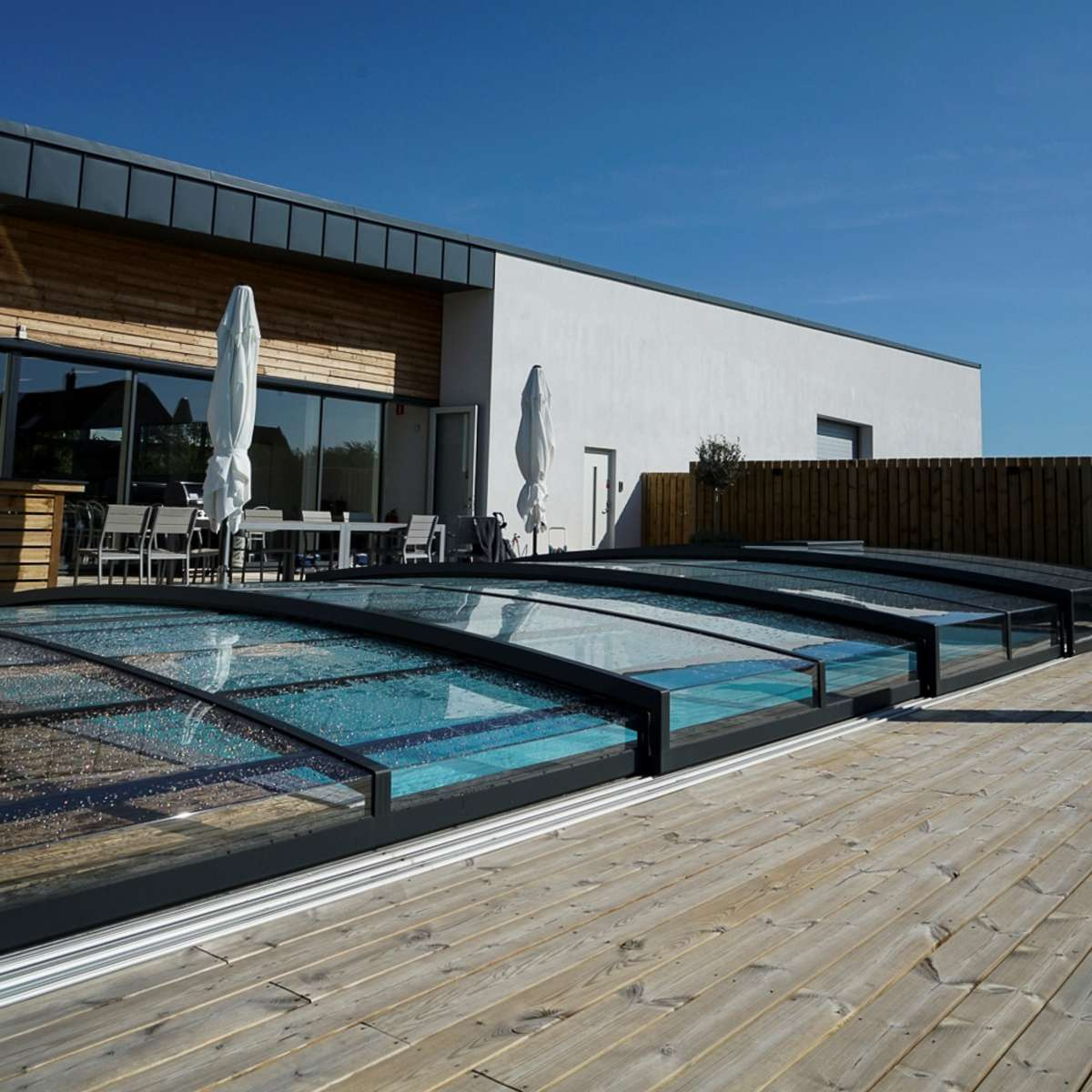 Pooltak Leia 3,5 x 6,5 m - Antracit