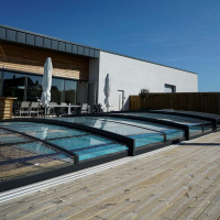 Pooltak Leia 4,5 x 8,5 m - Antracit Pooltak Leia 4,5 x 8,5 m - Antracit