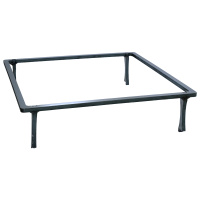 Gallerförhöjning för Glödgrillen Gallerförhöjning för Glödgrillen i svart metall med fyrkantig ram och ben. Designad för att höja grillgallret.