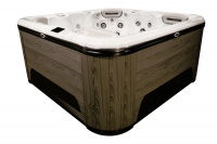 Spabad Signature Self-Cleaning 579 - Gold Spabadet sett snett ovanifrån mot en vit bakgrund