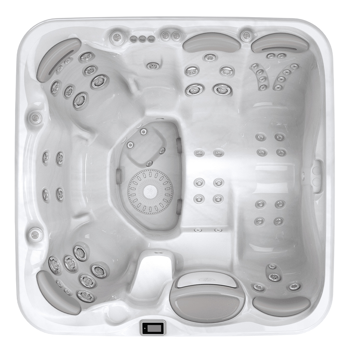 Self Cleaning 799 Platinum sedd rakt ovanifrån