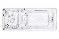 Swimspa 19DTAX AquaSport Swimspa 19TDAX AquaSport sett rakt ovanifrån