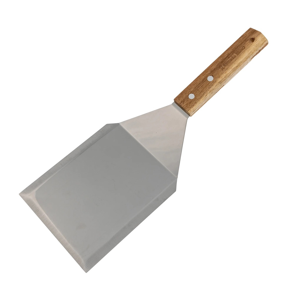 Burgarspaden mot en vit bakgrund