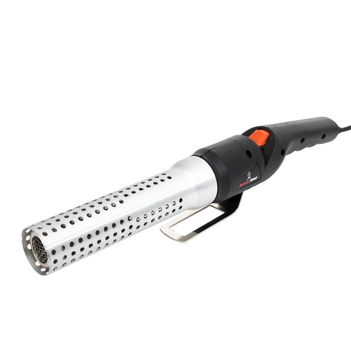 Koltändaren mot en vit bakgrund