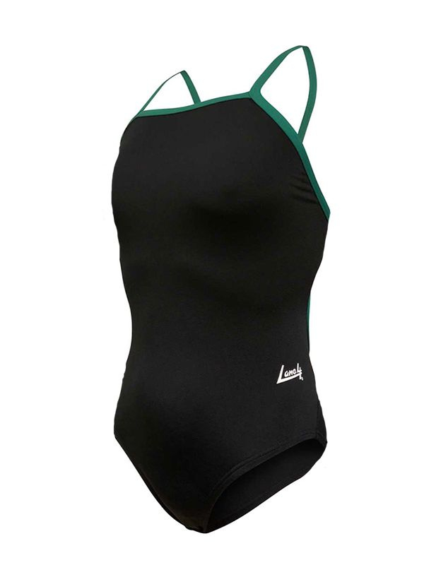 Baddräkten sedd snett framifrån