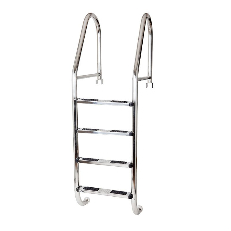 Fällbar Rostfri Stege, 4-steg